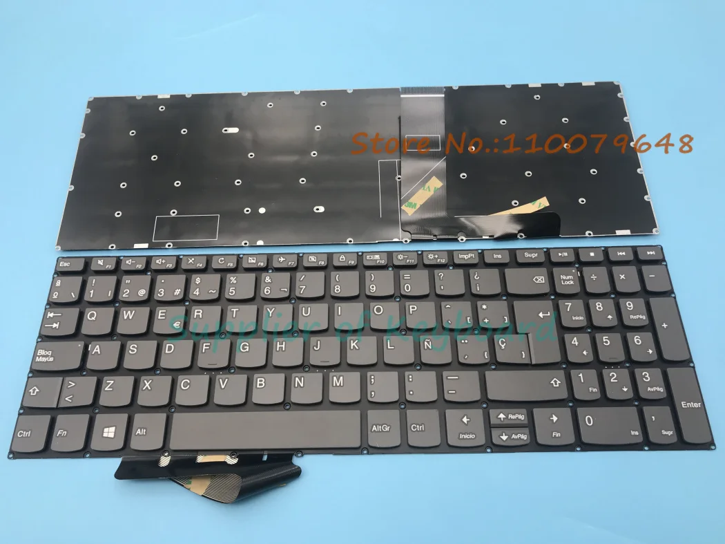 NEW Spanish/UK/Hungarian Keyboard For Lenovo IdeaPad V330-15isk V330-15ikb S340-15IIL v130-15igm v130-15ikb 81HL 81HN