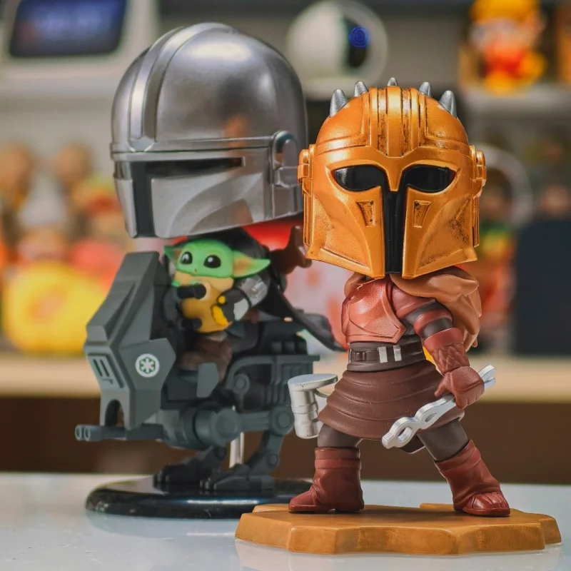 POP MART Star Wars Mandalorian Series Blind Box Original Toys Guess Bag Mystery Box Doll Anime Figure Ornament