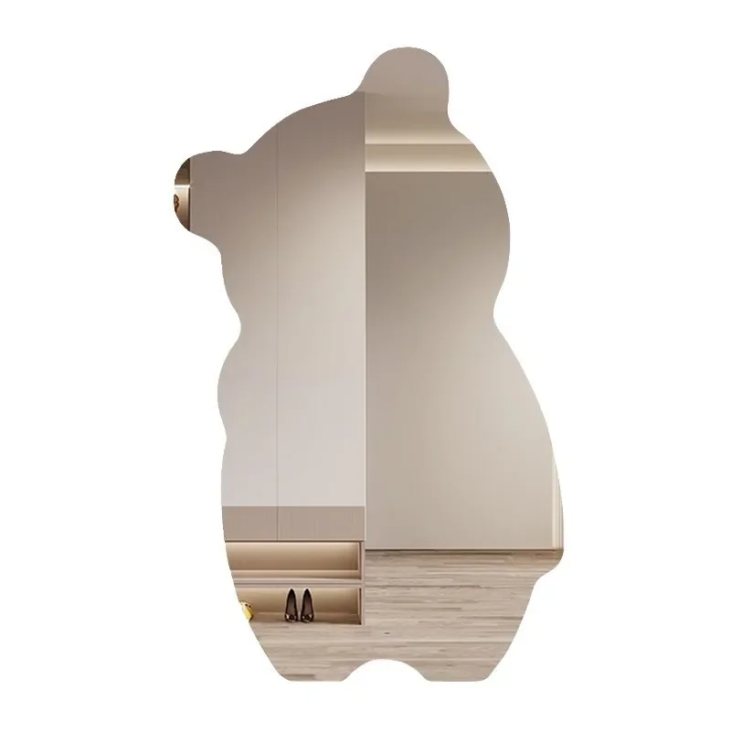 

Bear series special-shaped dressing and makeup mirror, wall-mounted, store, household, wall-mounted full-body mirror