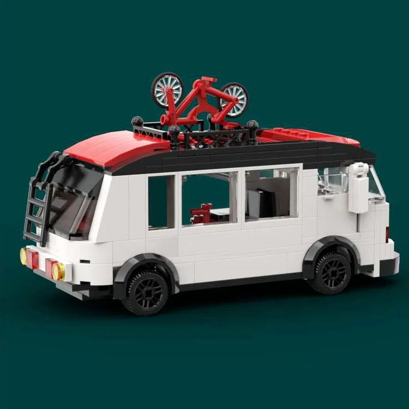 255 stücke MOC Camper Cityed Modell Bausteine Bau Montieren DIY Weihnachten Geschenke Kreative Idee Bildung Spielzeug Ziegel Kinder
