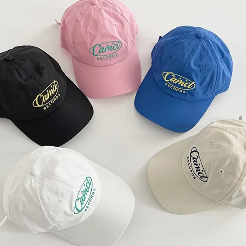 Thin Sun-Proof Breathable Baseball Cap Women's Korean-Style Wide Brim Quick-Drying Soft Top All-Matching Peaked Cap
