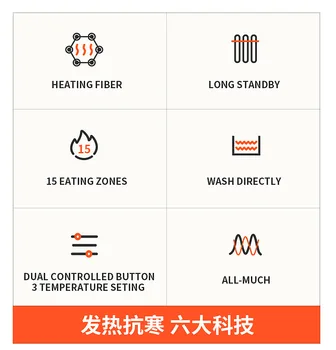 21 Heated Vest Zones Electric Heated Jackets Men Women Sportswear Heated Coat Graphene Heat Coat USB Heating Jacket For Camping 6