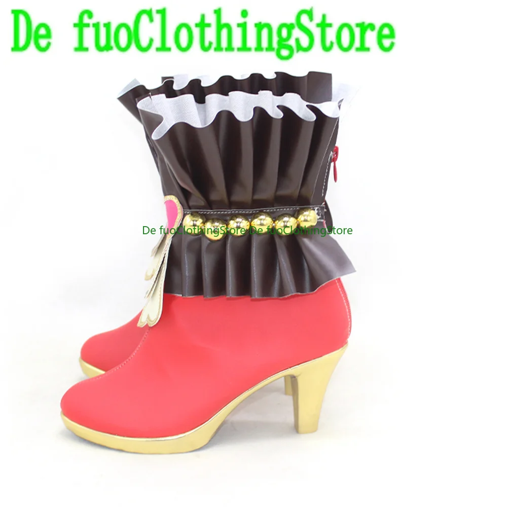 Umamusume جميلة ديربي ميهونو بوربون تأثيري أحذية الأحذية لعبة أنيمي كرنفال حفلة الهالوين عيد الميلاد Defu الملابس متجر الأحذية #3