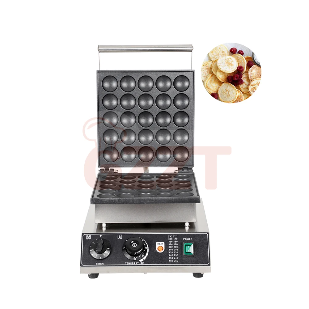 

2026, New model25 Pieces Double Heating Plates Mini Pancake Multi-Function Muffin Waffle hine Dorayaki Making hine