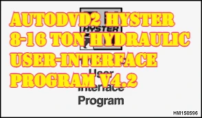 AutoDVD2 Hyster 8-16 Ton Hydraulic User-Interface Program V4.2
