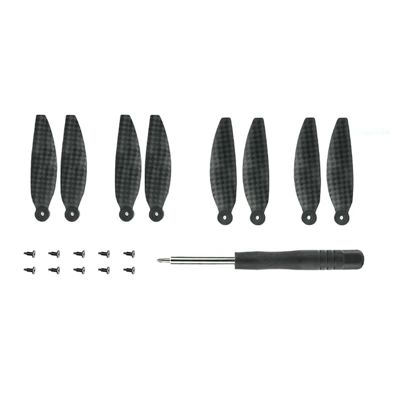 8pcs carbon fiber propellers blade prop for dji  mavic mini 1 drone accessories