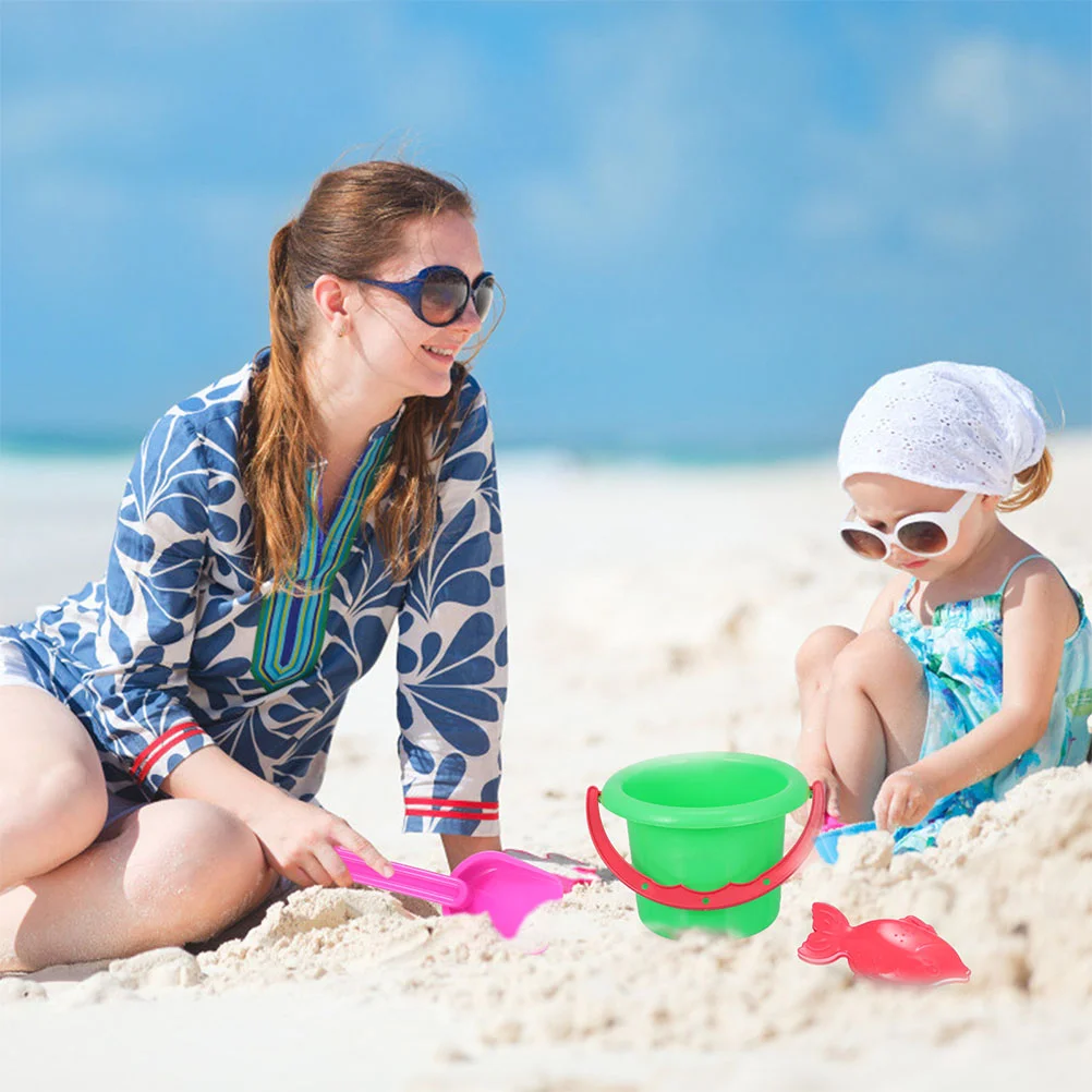 

8 Sets Childrens Childrens Beach Toys Beach Bucket Outdoor for Child Kids Sand Digging Children Plaything Dredging