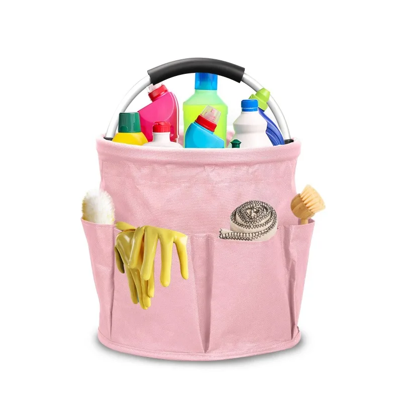 Large Storage Organiser Bag with Handle Folding Basket Picnic Tote Outdoor Caddy Car Wash Storage Tool Bag Cleaning