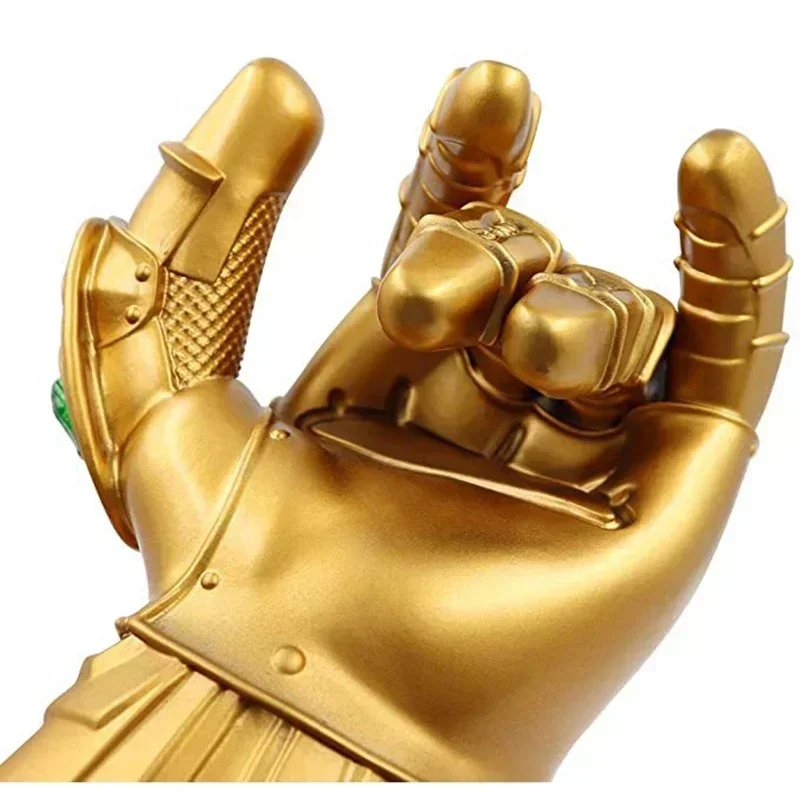 Marvel Thanos Gloves Infinity War Infinity Gauntlet Led Light  Action Figure Cosplay Superhero Adult Kids Toy Gifts Costume