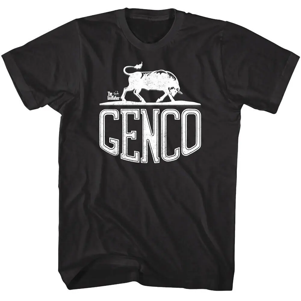 Godfather Genco Bull Men's T Shirt Pura Olive Oil Imported by Corleone Sicily It