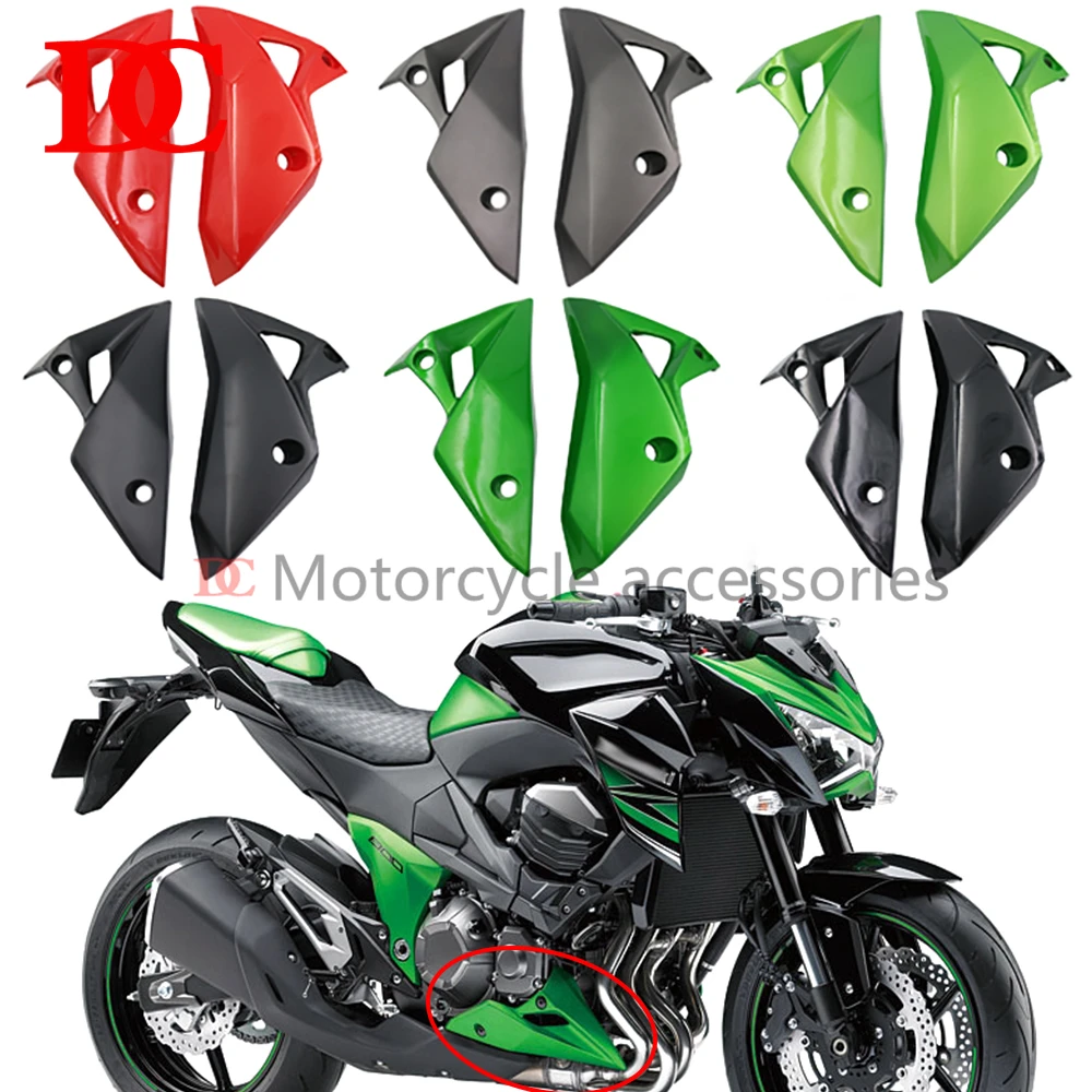 

Lower Bottom Oil Belly Pan Cover Fairing Cowl for Kawasaki Z800 z 800 2013 2014 2015 2016 Pot Belly Exhaust Side Guard