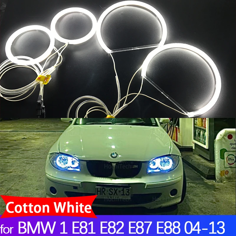 For BMW 1 Series E81 E82 E87 E88 116i 118i 120i 125i 128i 130i 135i 04-13 Excellent CCFL Angel Eyes  rings daytime light