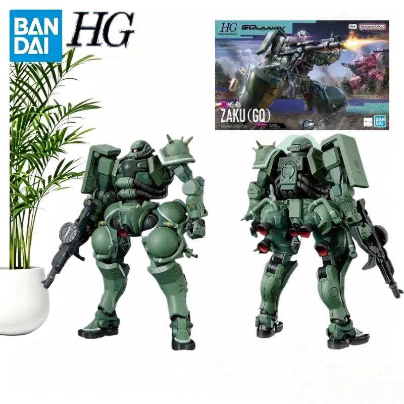 Bandai Gundam Gquuuuuux Modellbausatz Original HG 1/144 MS-06 Zaku GQ Gunpla Anime Actionfigur Spielzeug Geschenke AS
