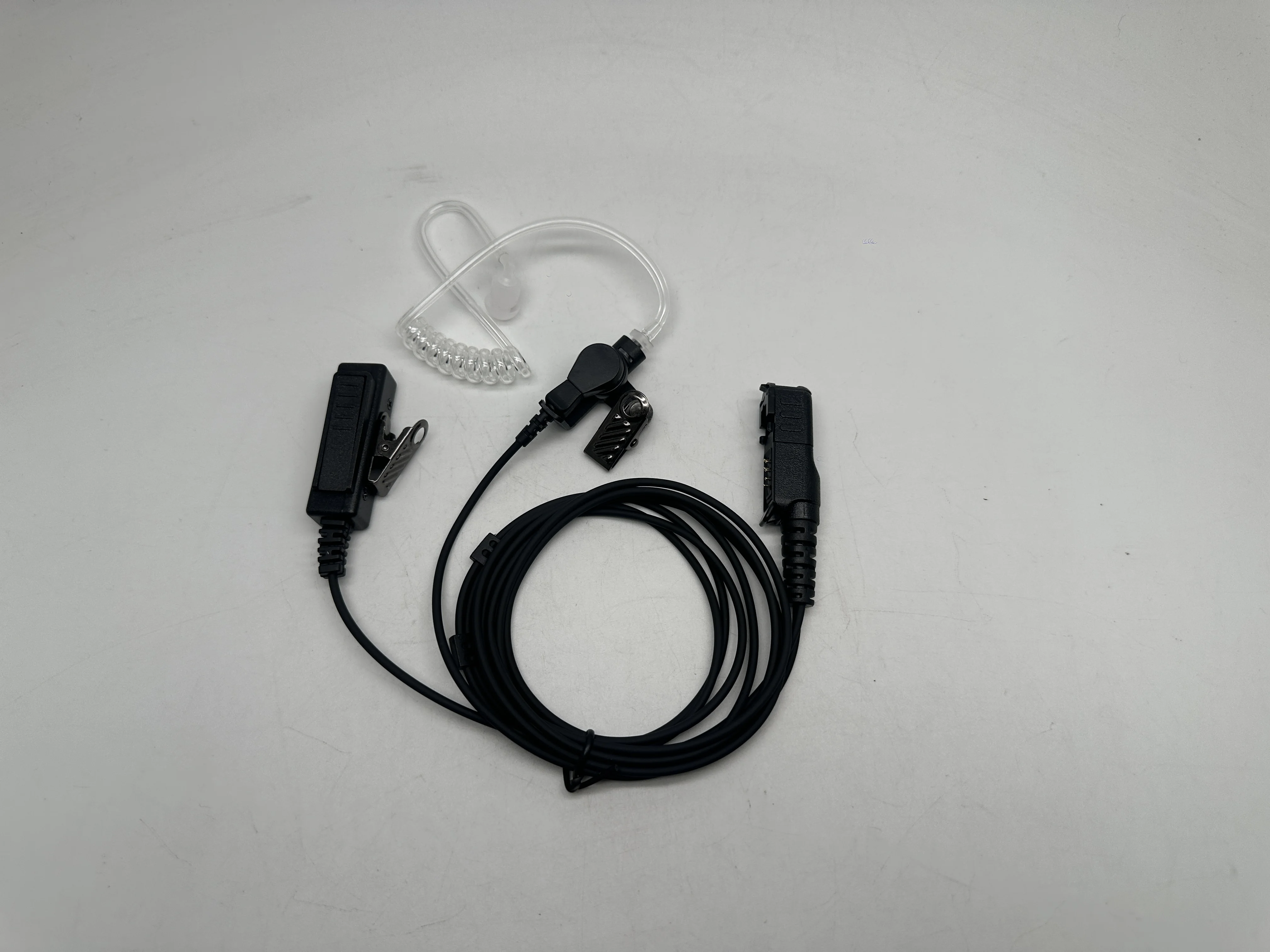 PH790 2-Wire Black Earpiece with Sound Tube for Walkie Talkie