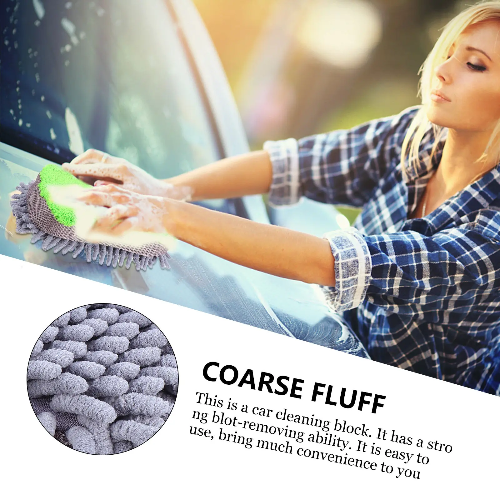 

2 шт. Профессиональные губки-блоки для чистки автомобиля: прочные и надежные инструменты для различных задач