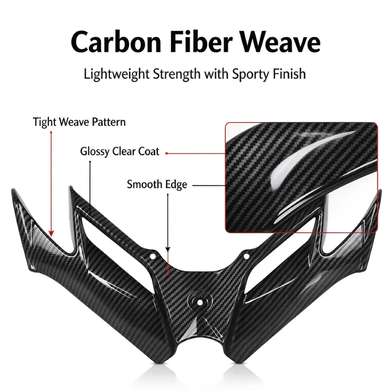 For KawasakiNinja 300 Ninja250 NINJA300/250 EX300 2013-2017 Motorcycle Winglet Aerodynamic Wing Kit Spoiler Motor Accessories