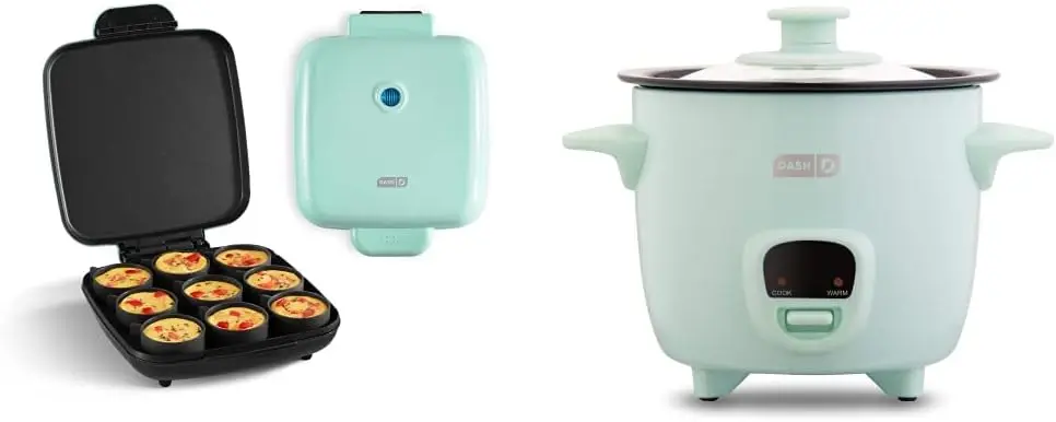 Máquina para hacer picaduras de huevos de tamaño familiar estilo Sous Vide para picaduras de desayuno, sándwiches, aperitivos o postres saludables y mini olla arrocera Steame
