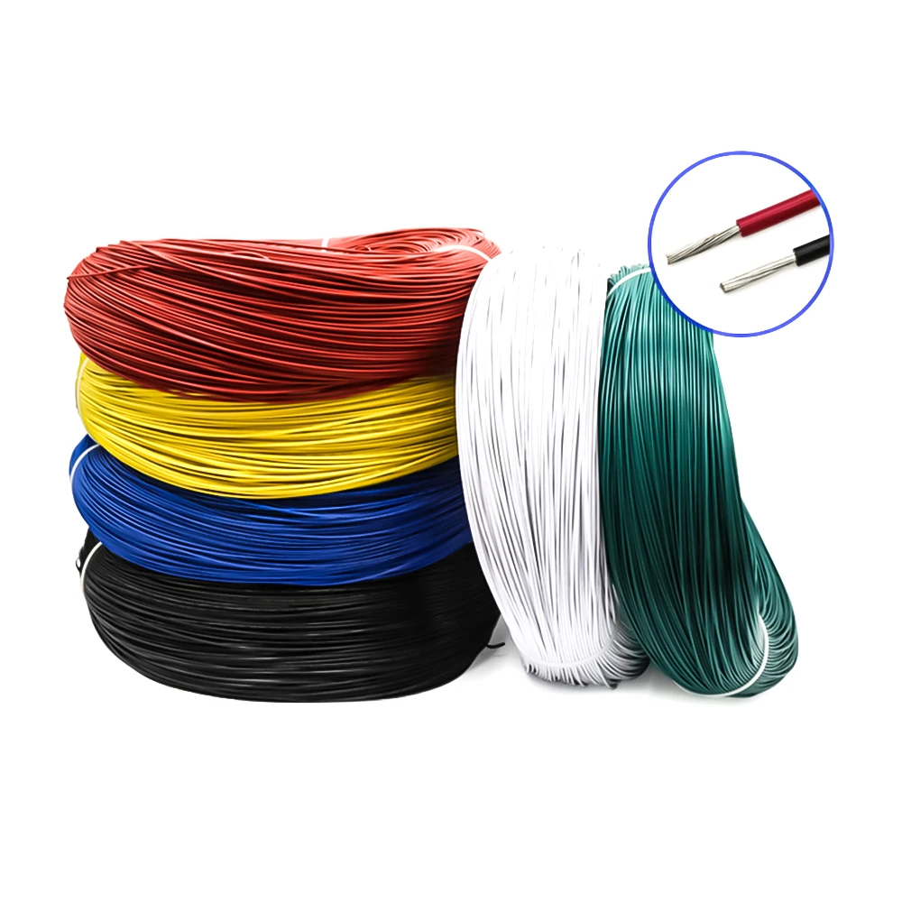 Tinned Copper Cable 8 10 11 12 13 14 15 16 17 18 20 22 26 28 30AWG Flexible Silicone Wire Electricity Wires Cable Electrico 600V