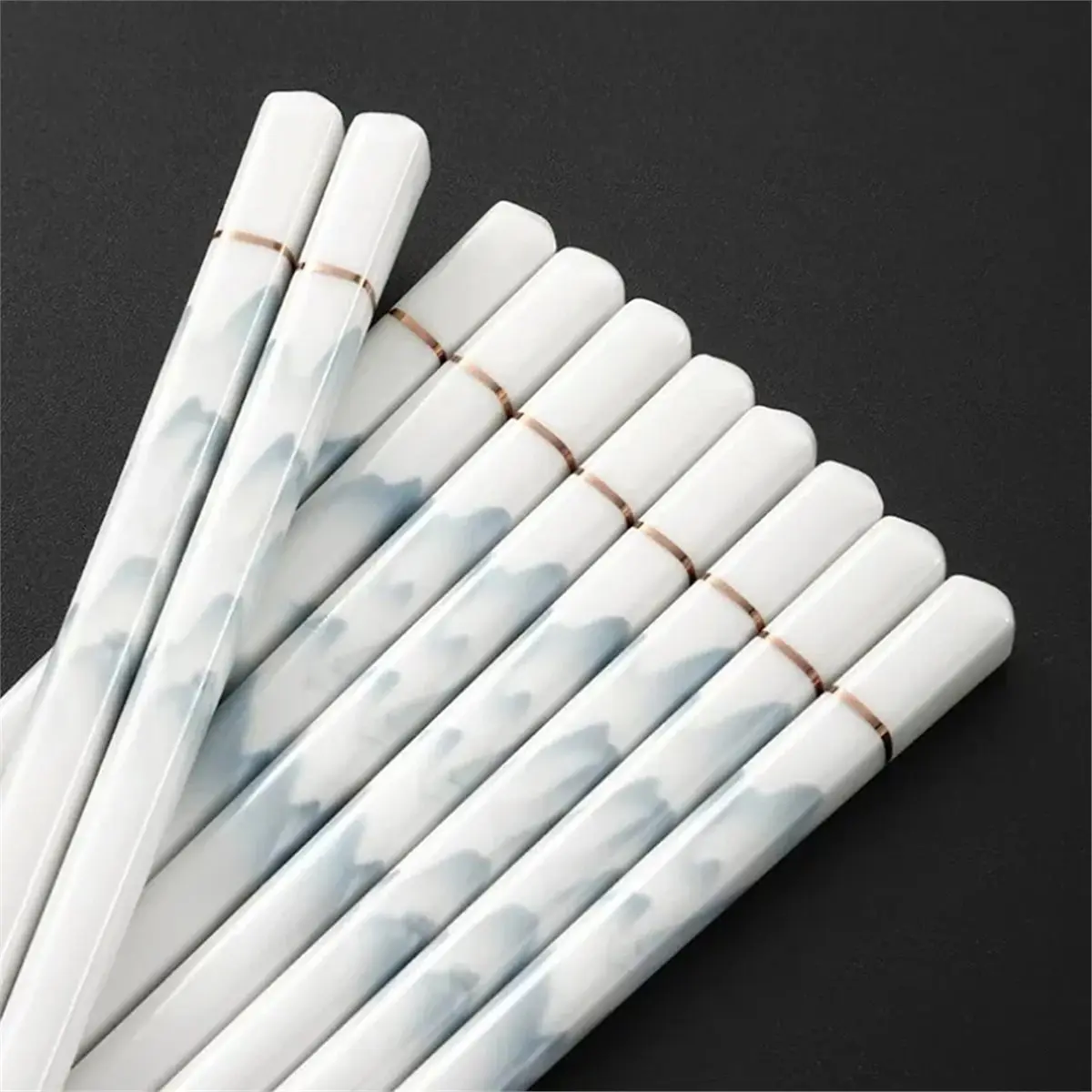 , Mildew Proof, Anti Slip Chopsticks for Household Use, Heat-Resistant Household Chopsticks 10 Pairs