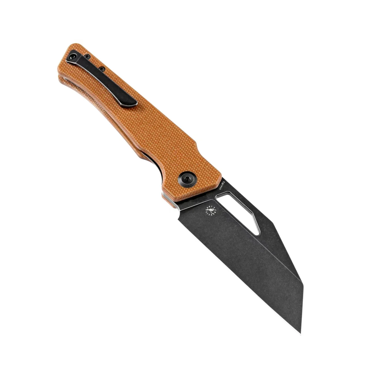 سكاكين Kansept القابلة للطي K1033 Egress 3.47 بوصة شفرة CPM-S35VN مع ميكارتا/ألياف الكربون/G10 مقبض مصمم بفتحة إبهام مجلد #3