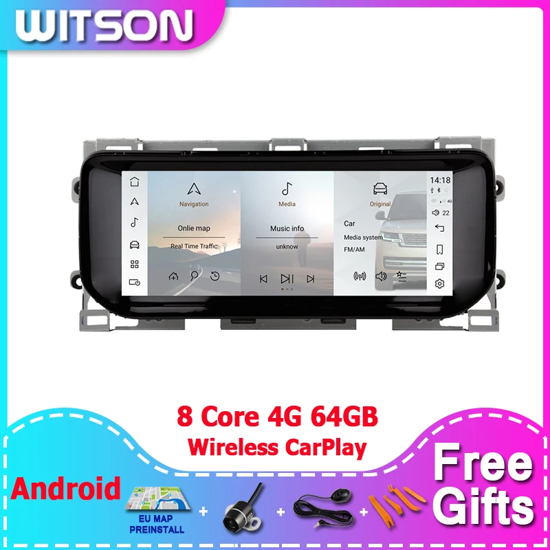 WITSON 10.25‘’ Car Multimedia For Range Rover Vogue 2013 2014 2015 2016 2017 2018 2019 2020 radio Auto Stereo GPS CarPlay Player