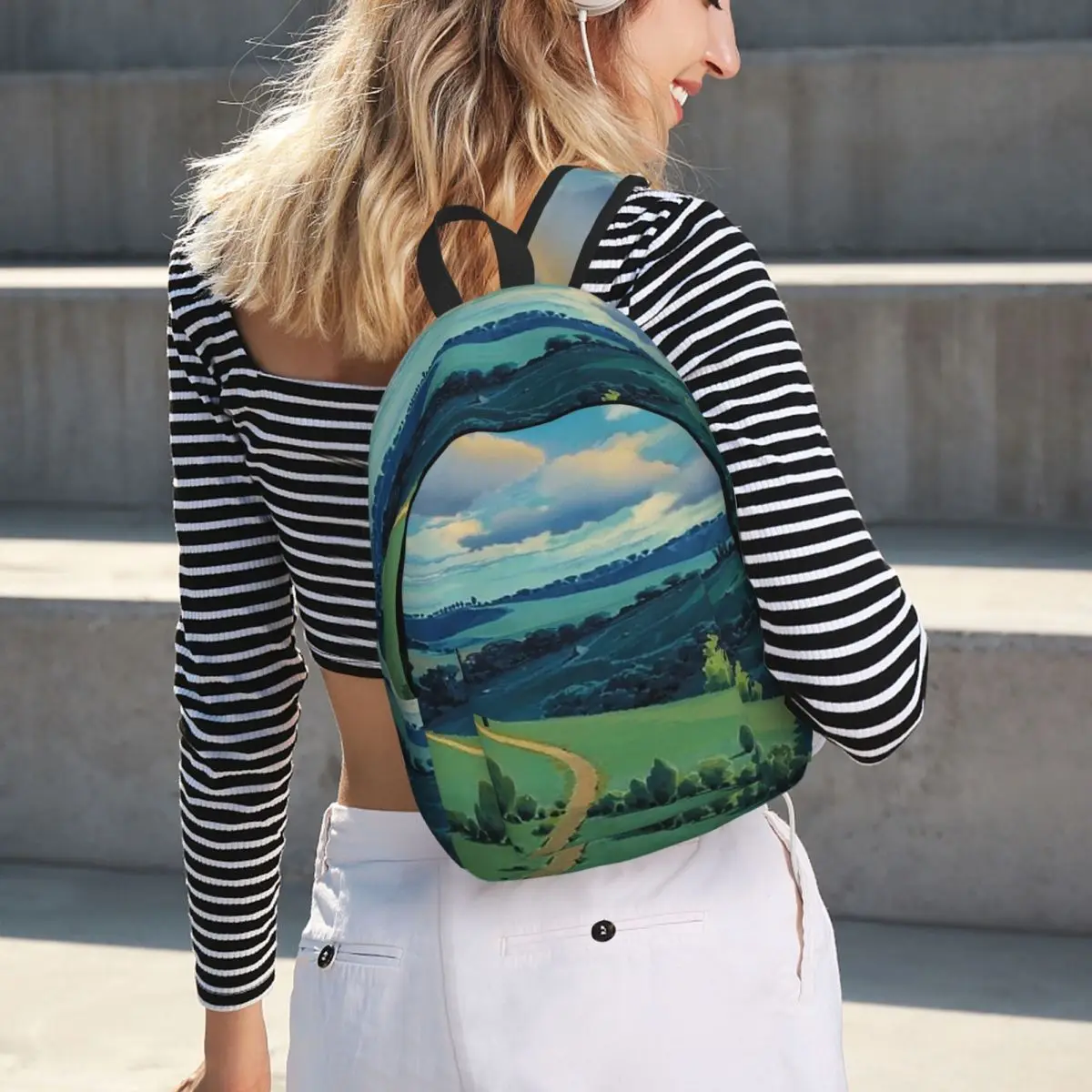 Laputa Castle In The Sky Backpack Hot Sale Daypack Large Capacity Children BookBag School Bag Shoulder Bags for Men Women