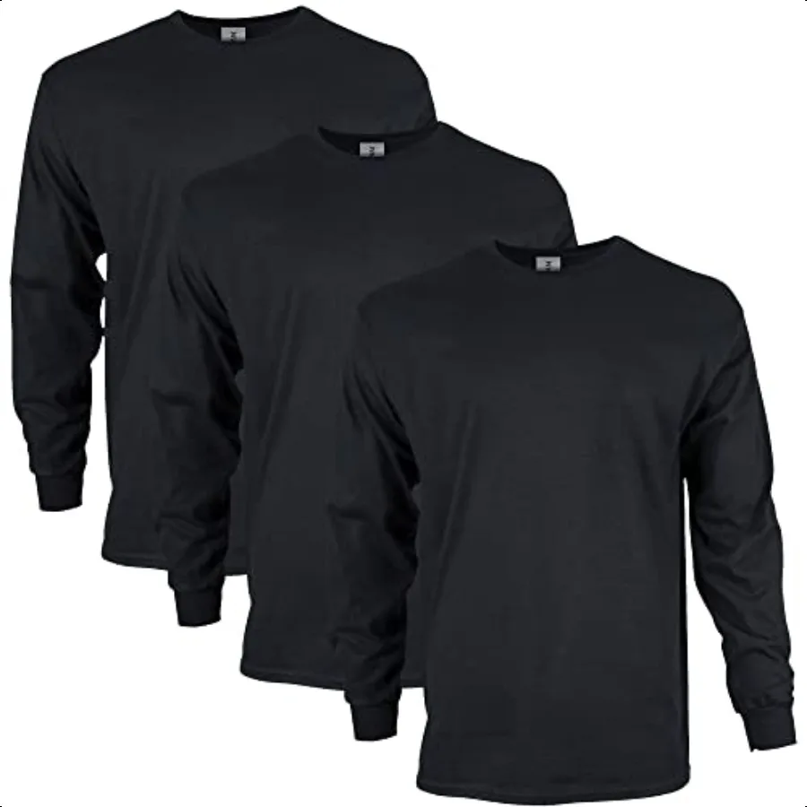 

Adult Ultra Cotton Long Sleeve TShirt Style G2400 Multipack