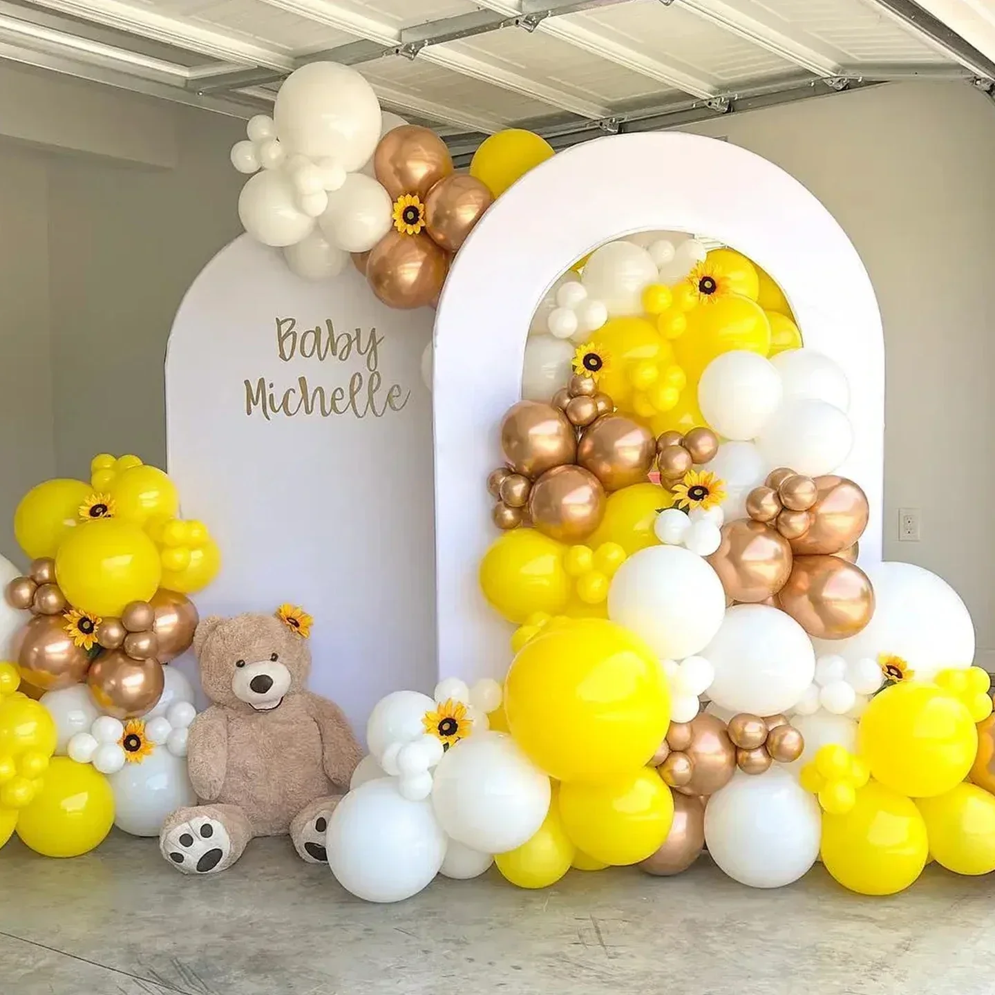 Open Arch Wall Shelf Backdrop Cover Custom Design Balloon Arch Brackets Party Decoration for Birthday Baby Shower Wedding