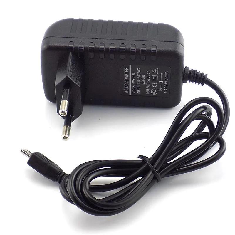 Adaptador de fonte de alimentação para câmera micro usb, ac para dc 5v 2a 2000ma, saída conversora para cctv iuput 100-240v eua/ue plug l19