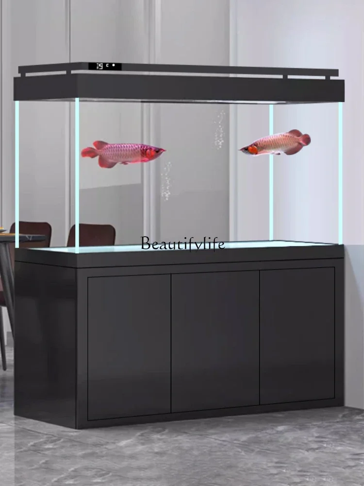 03.Fish tank living room Ning no pipe silent fish tank large and medium-sized customization