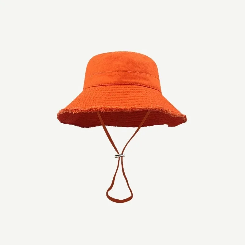 Outdoor Women Bucket Hat Wide Brim Fisherman Hat Dustproof Camping Bucket Hat