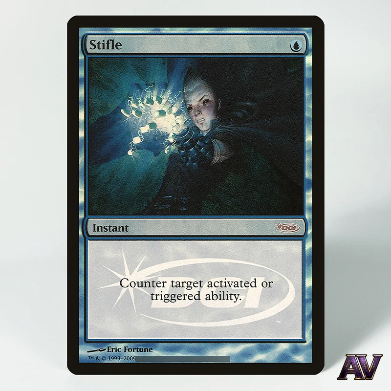 

Stifle Instant Judge Cards Set G09 Series Land Maze of Ith Polluted Delta Command Deck Hobby Magical Card Proxy Card holographic
