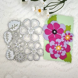 Butterfly Puppy Dog Bouquet Of Flowers Cloud Birds Metal Cutting Dies For DIY Scrapbooking Album Craft Cardmaking