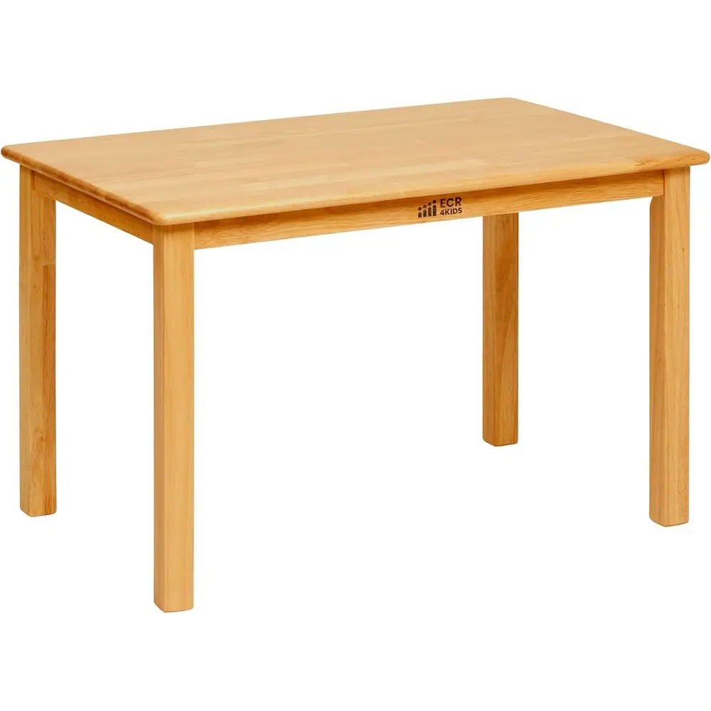 

24in x 36in Recular Hardwood Table with 22in Legs, Childrens urniture, ey