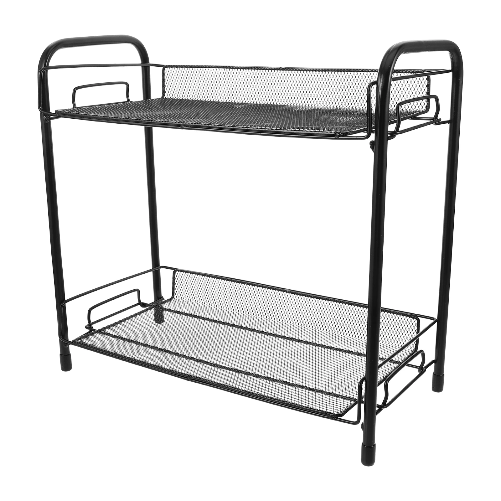 

Double-layer Coffee Storage Rack for Counter Shelf Mug Display Countertop Holder