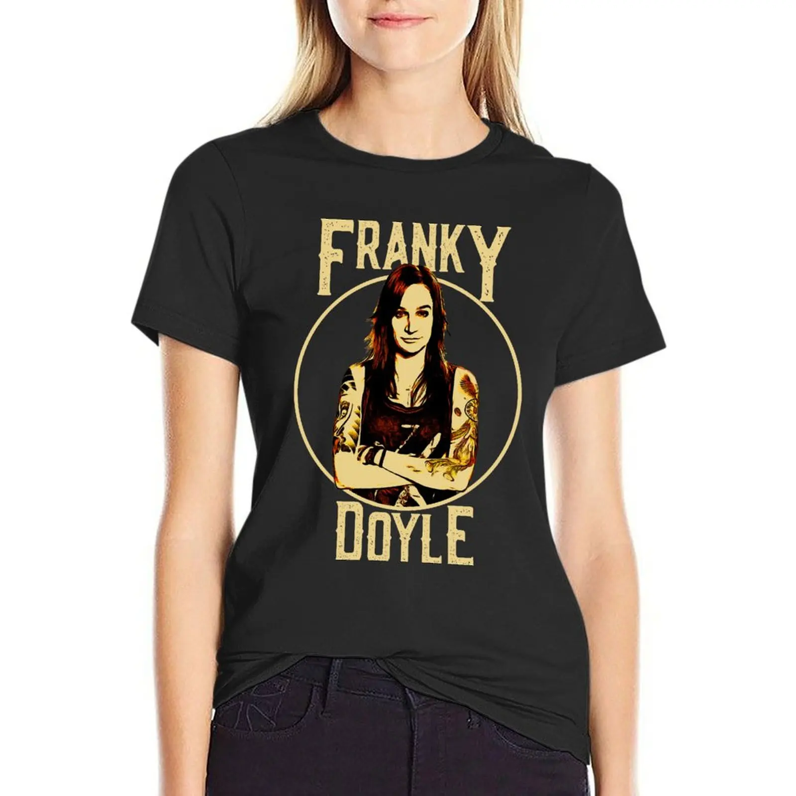 DOYLE POSE T-Shirt tops aesthetic clothes graphics t shirt dress Women