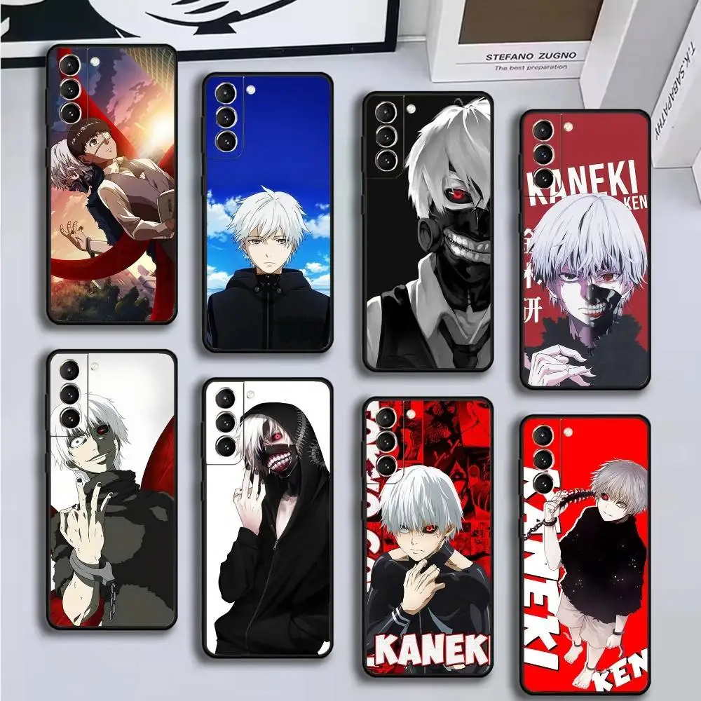 

Tokyo Ghoul Anime Ken Kaneki Phone Case For Samsung GalaxyA13,21s,22,31,32,52,53,71,72,73,Soft Black Shell