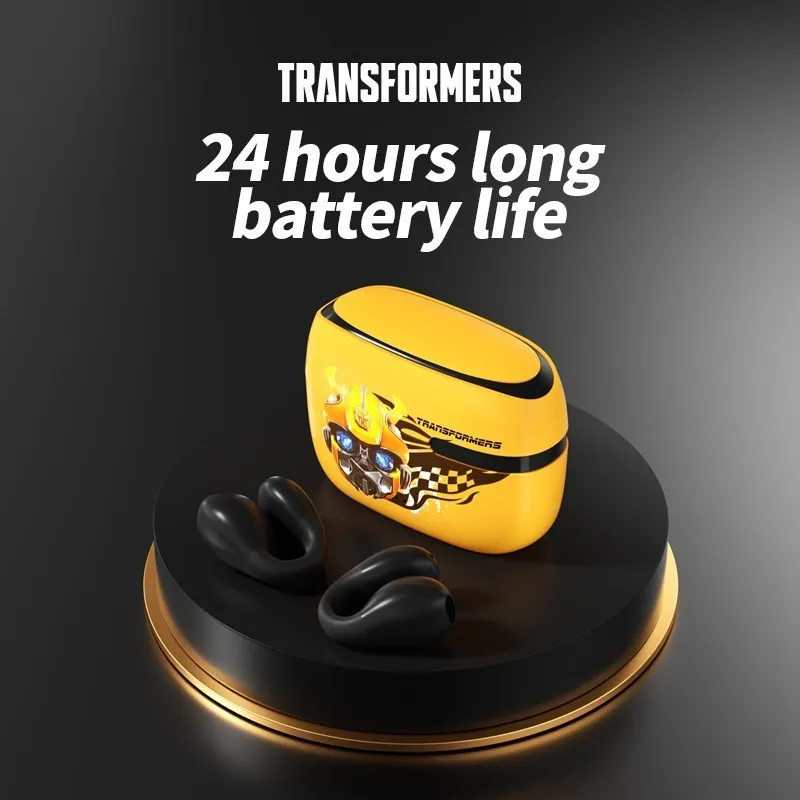 Transformers TF-T05 Wireless Earphones Bluetooth 5.3 Ear Clip HIFI Sound Headphone Gaming Earbuds Touch Control Music Earphones