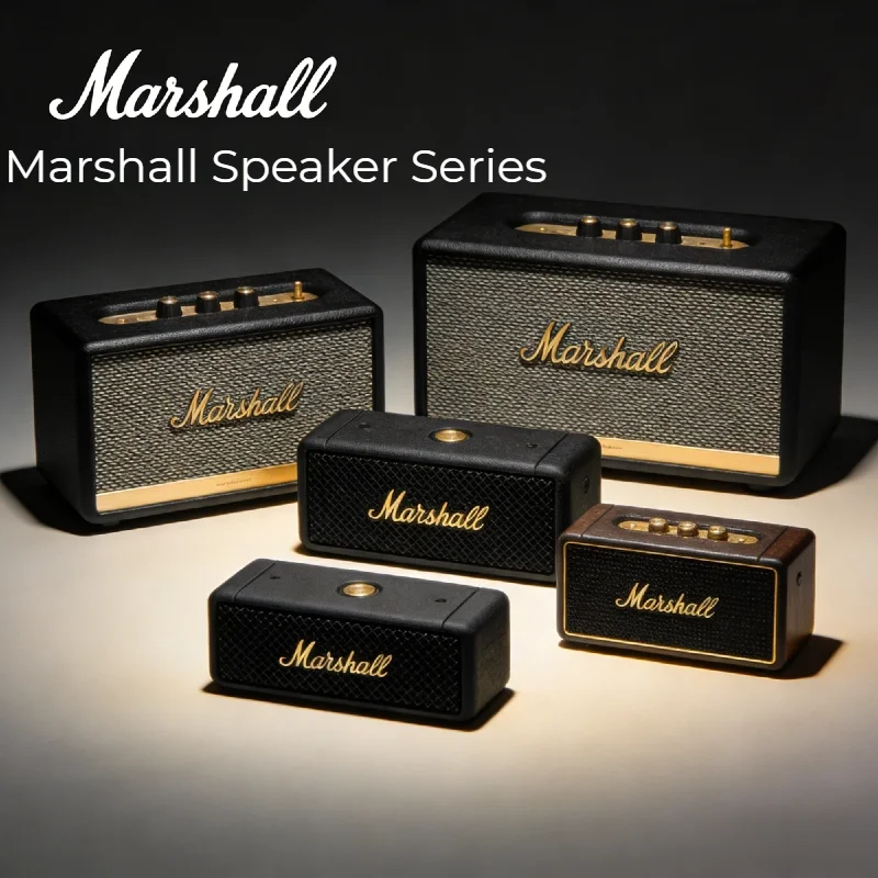 Marshall Emberton III Wireless Portable Bluetooth Speaker Heavy Bass IP67 Waterproof 32H Playtime Outdoor Travel Music Sound Box