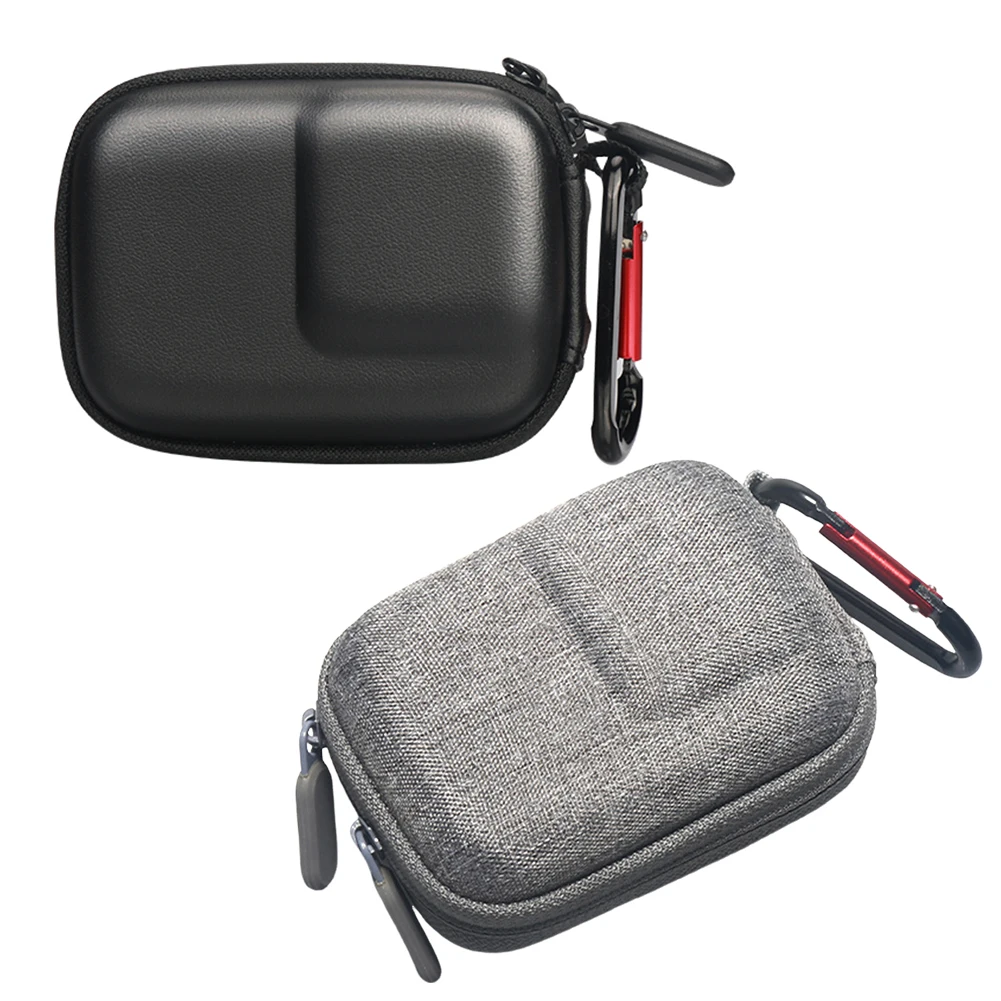 Bolsa de almacenamiento portátil para DJI OSMO Action 5 Pro/4/3, Estuche De Viaje con doble cremallera y mosquetón, Mini estuche de transporte, accesorio