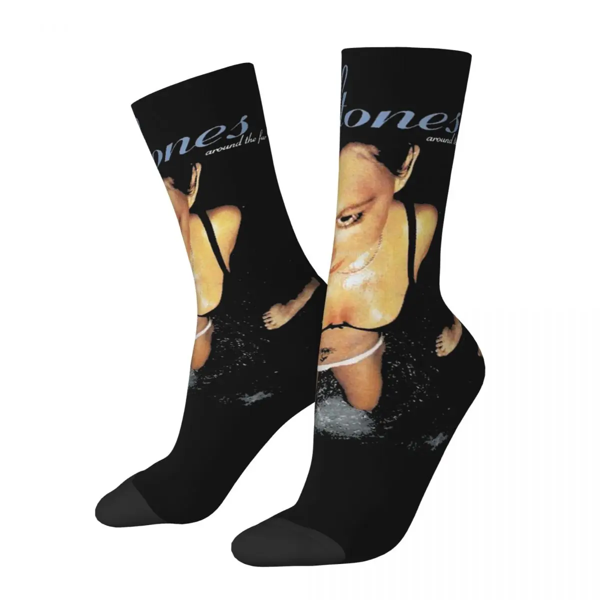 Fashion Deftones Punk Hip Hop Basketball Socks Polyester Long Socks for Women Men Sweat Absorbing