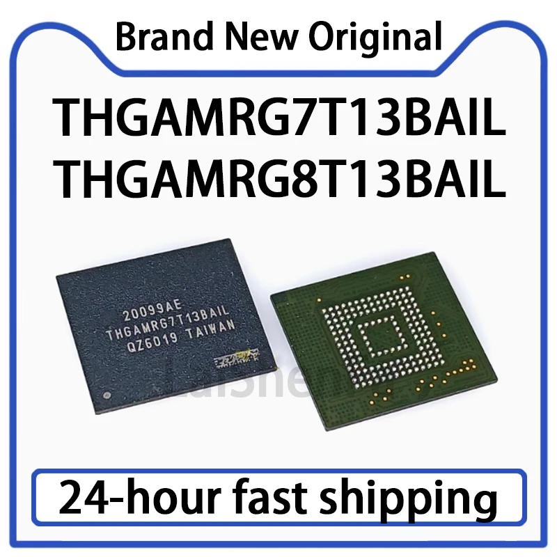 2PCS THGAMRG7T13BAIL THGAMRG8T13BAIL Packaged BGA-153 Storage Chip Original in Stock