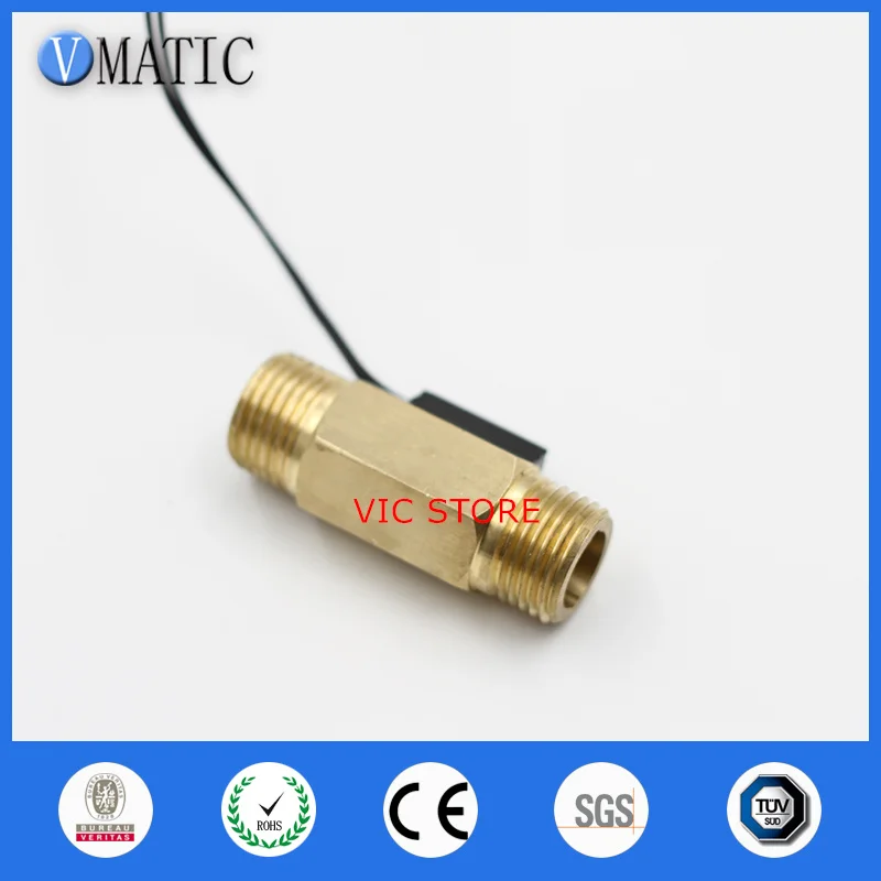 

Free Shipping High Reliable Brass Calorifier Liquid Sensor Magnetic Flow Switch VC2260