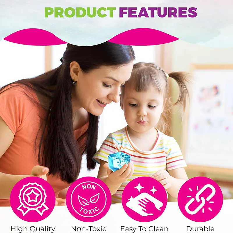 رقاقات الثلج آيس كيوب مكافحة الإجهاد اسفنجي اللعب انتعاش بطيء الإجهاد الإغاثة الكرة الضغط تململ لعبة للبالغين هدايا عيد ميلاد