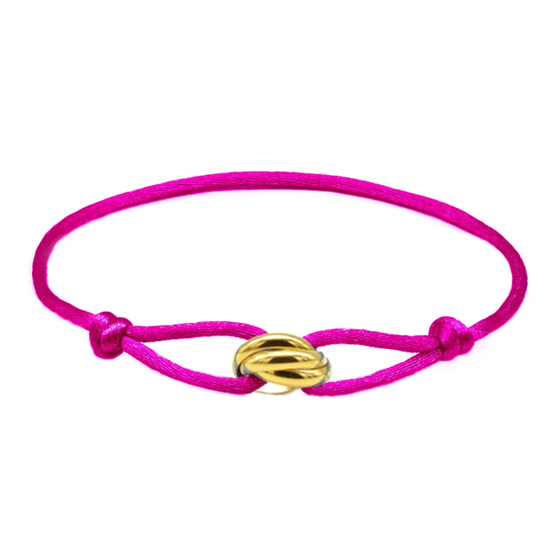 Simple Retro Lucky Woven Rope Bracelet For Women Men Temperament Trendy Luxury Circles Bangles Jewelry Accessories Gifts