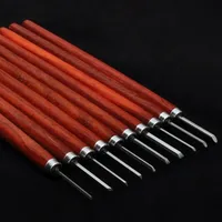 10 Pcs Walnut Oliver Nut Sculpture Carving Tool Set Wood Models Art Projects, Sculpture Tools Set, Details Chisels