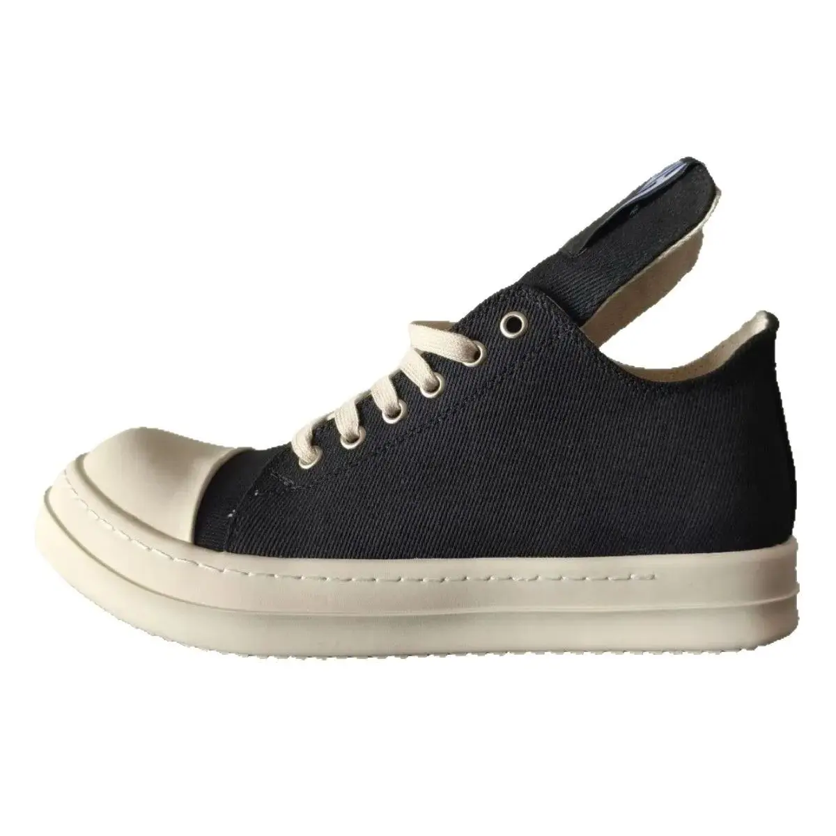 

Men's Shoes Low Top Casual Canvas Women Luxury Trainers Lace Up High Street Autumn Black Designer Walking Sneakers