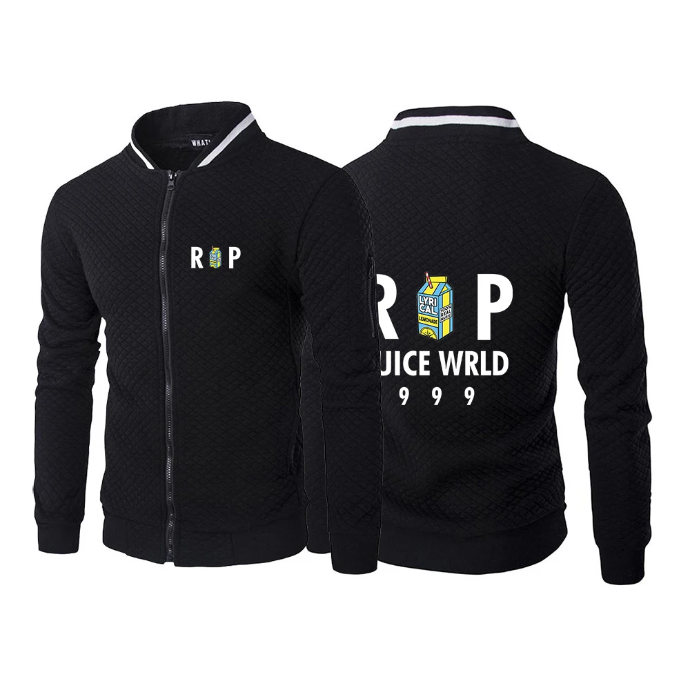 

Juice WRLD 2023 Men's New Spring And Autumnable Fashion Printing Zipper Pullover Sweatshirt Fleece Warmer Hoodies Tops Clothing