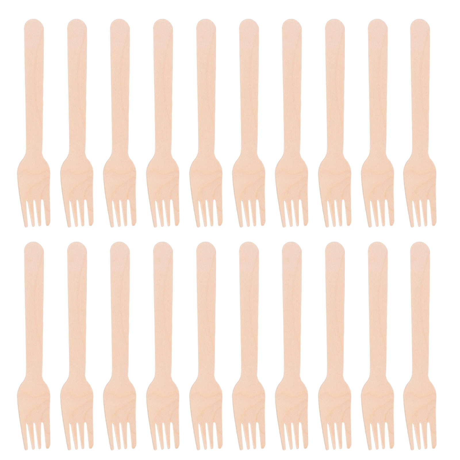 

100pcs Fruits Salad Forks Convenient Eating Party Dinner Tools One time Wooden Tableware Home Long H Disposable forks