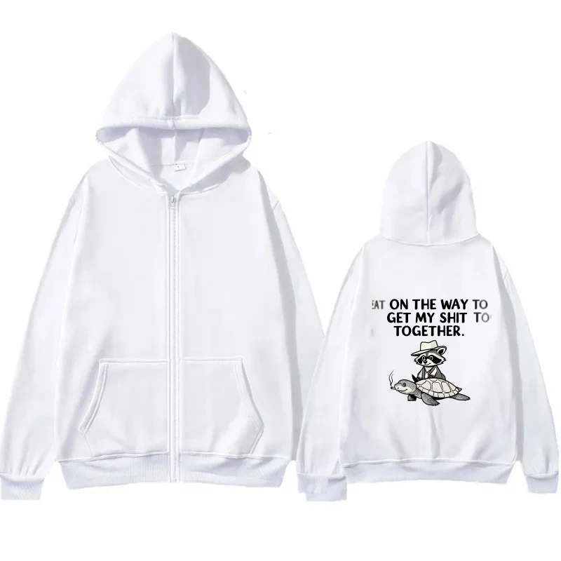 سترة رجالية بغطاء للرأس مطبوعة باللون الأسود ميكي ماوس على الطريق للحصول على النبيذ معًا، سترة كاجوال بغطاء للرأس للارتداء اليومي والخارج